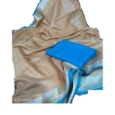 Khadi Linen saree M J HANDLOOM